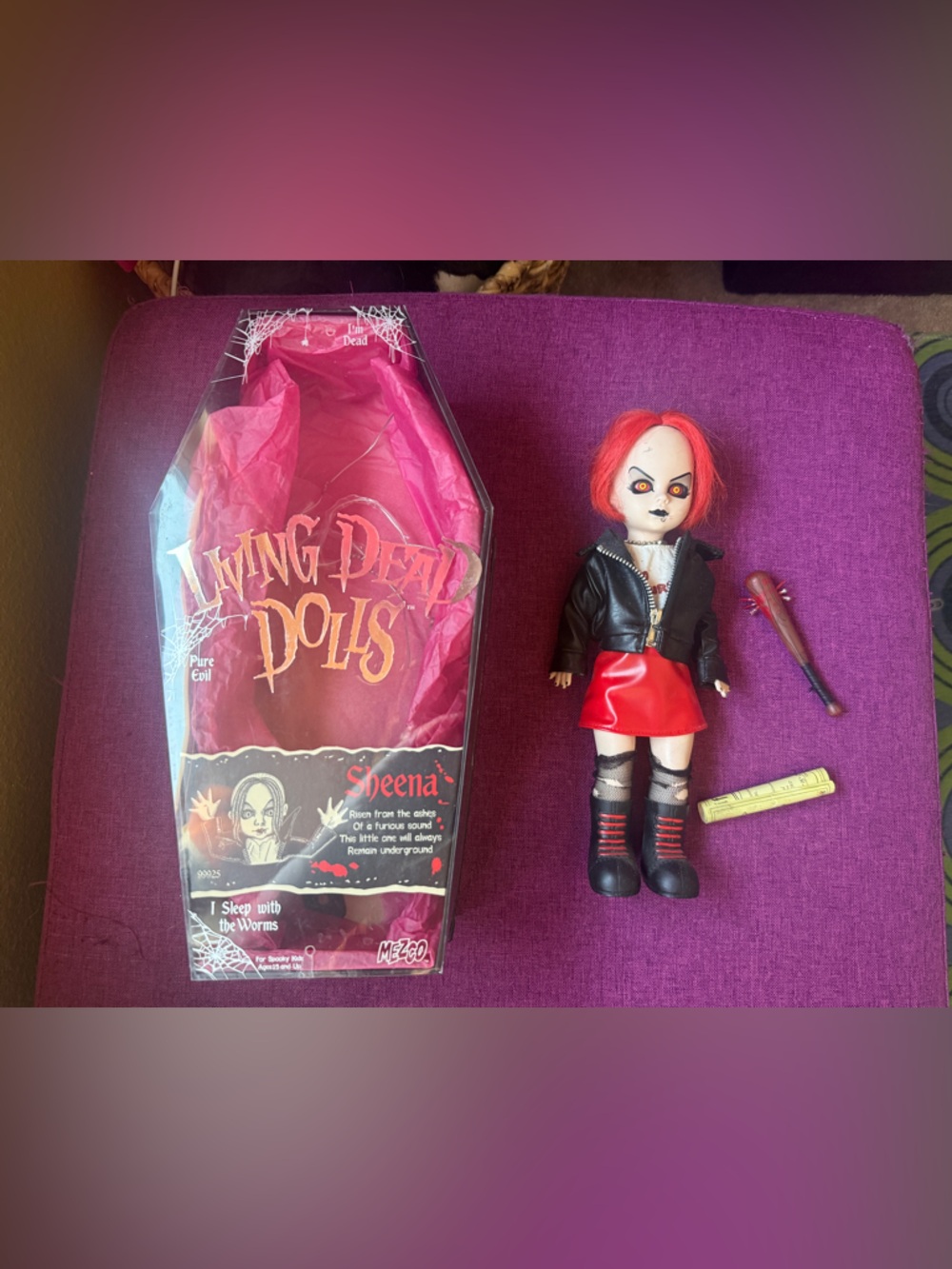Living Dead Dolls Sheena punk Doll with Box